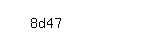 Captcha: 8d47