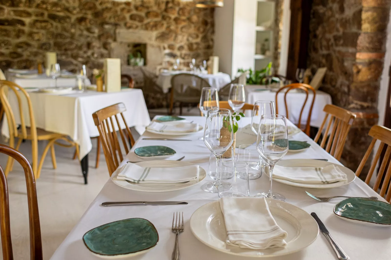 Mesas del restaurante