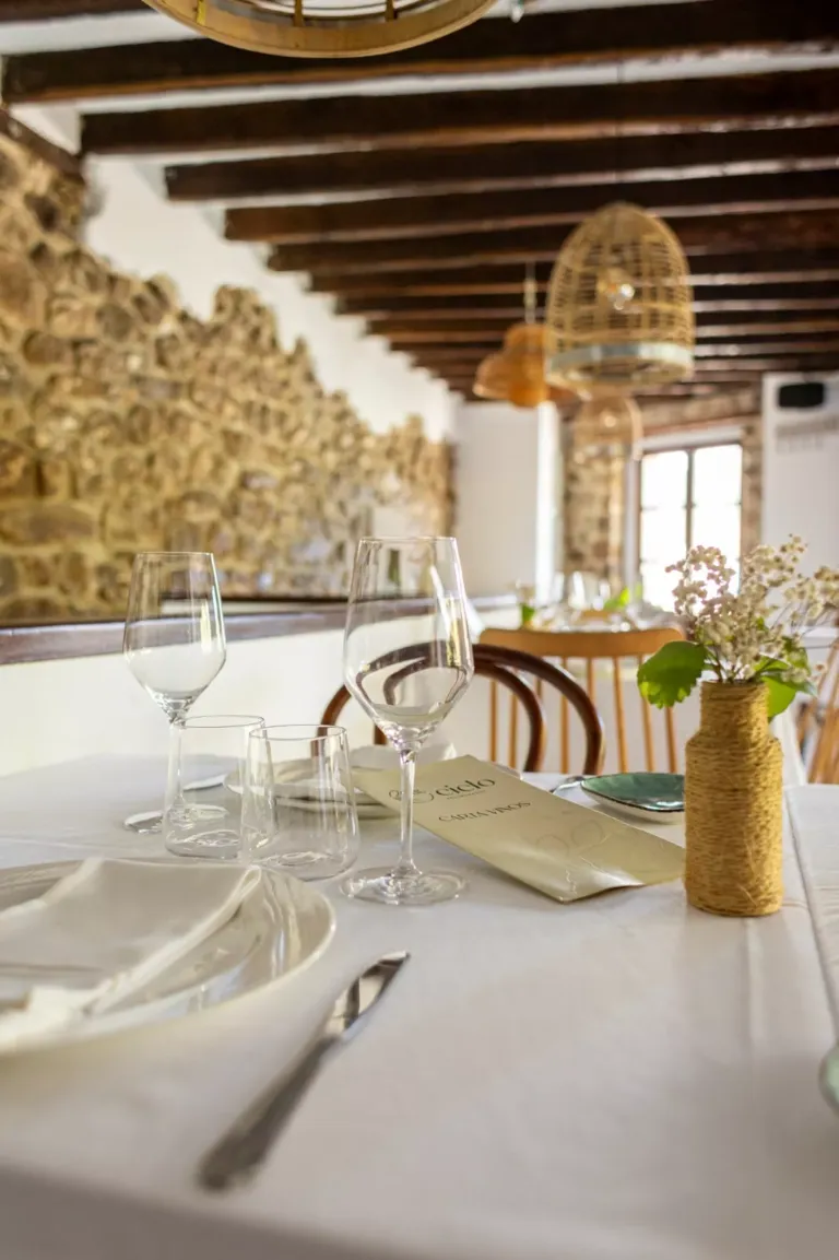 Mesas del restaurante